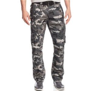 Royal Premium Men's 34x30 Denim Camo Cargo Pants